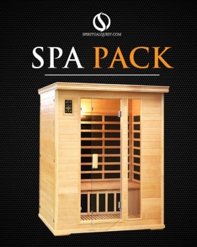 SPA PACK: (2) Duet Two Person Salt Cave  Saunas Now With Salt Wall Panel for Each Sauna