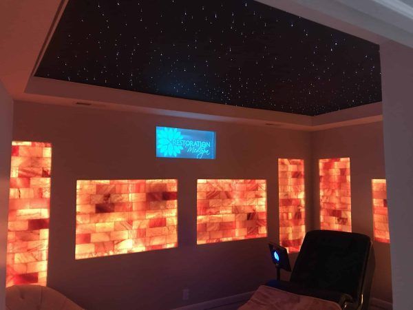 salt cave in a box himalayan salt panel and wall complete plug and play