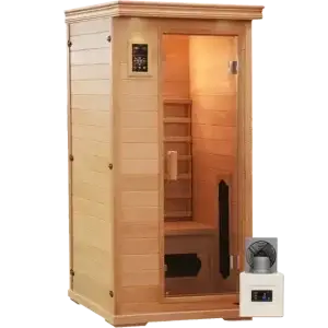 One Person Salt Cabin w/ Custom Salt Cabin HaloGenerator