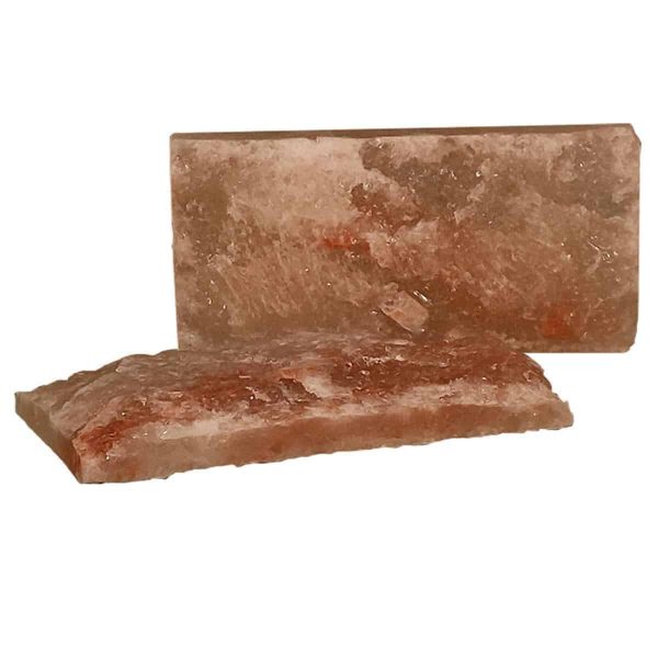 4" x 8" x 1" Rough Face Himalayan Salt Bricks