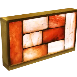 1′ x 2′ Horizontal Salt Brick Wall with LED Backlighting