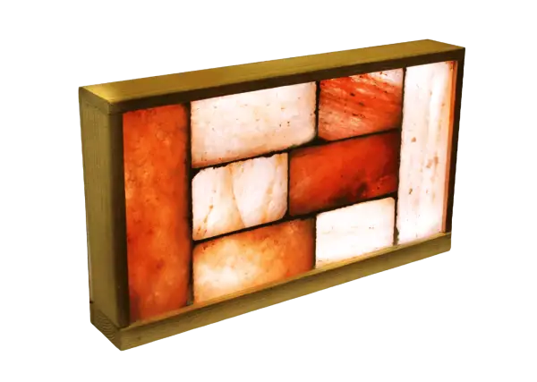 1′ x 2′ Horizontal Salt Brick Wall with LED Backlighting