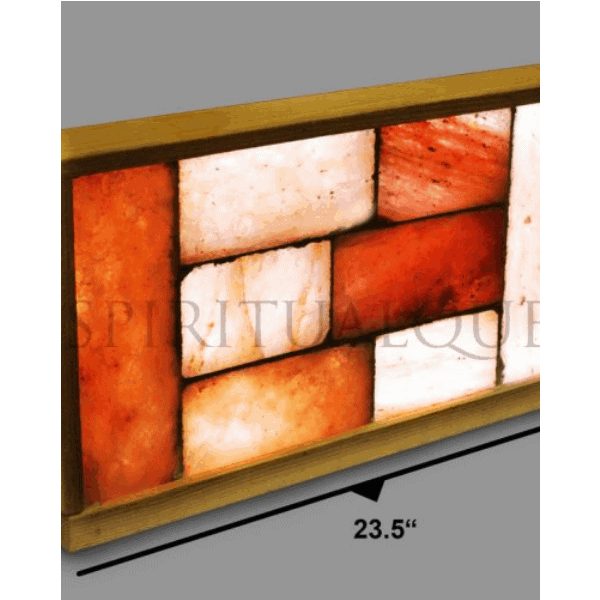 1′ x 2′ Horizontal Salt Brick Wall with LED Backlighting