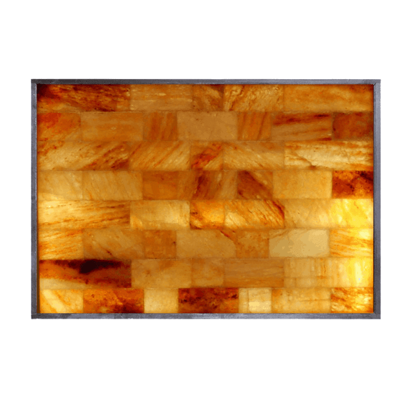 3' x 4' Horizontal Salt Brick Wall Panel
