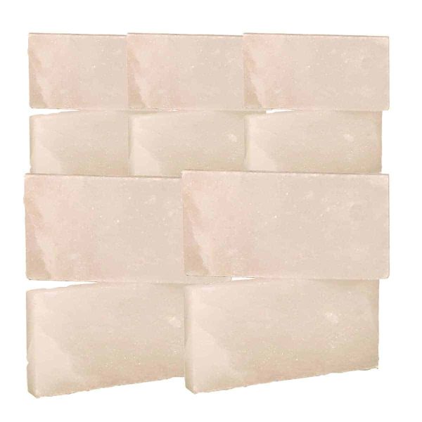 4x8x1 White Salt Bricks Quantity 10