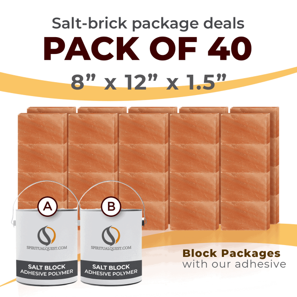8" x 12" x 1.5" Bricks with Adhesive Qty 40