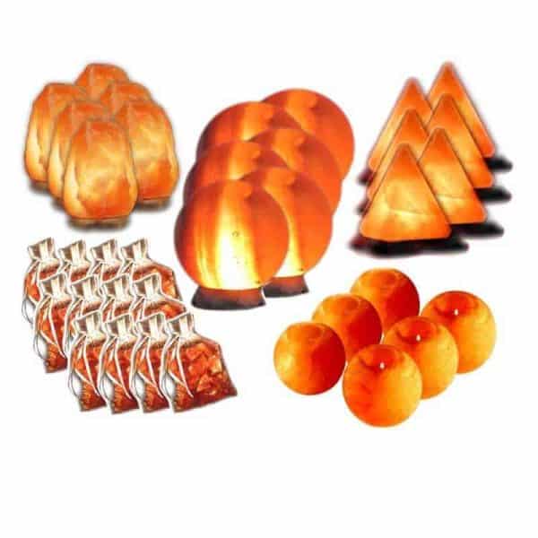 The Everest Wholesale  Himalayan Salt Lamp 36 Piece Value/Gift Pack
