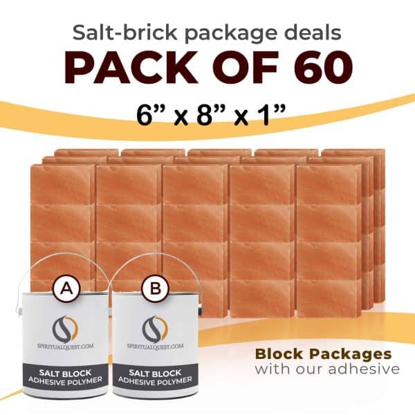 60 6x8x1 Bricks with Adhesive