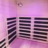 Salt cave sauna inside view