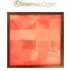 color selected to deep orange and red himalayan salt wall