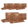 4x8x1 Rough Faced Salt Brick Quantity 10