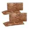4x8x1 Rough Faced Salt Brick Quantity 4