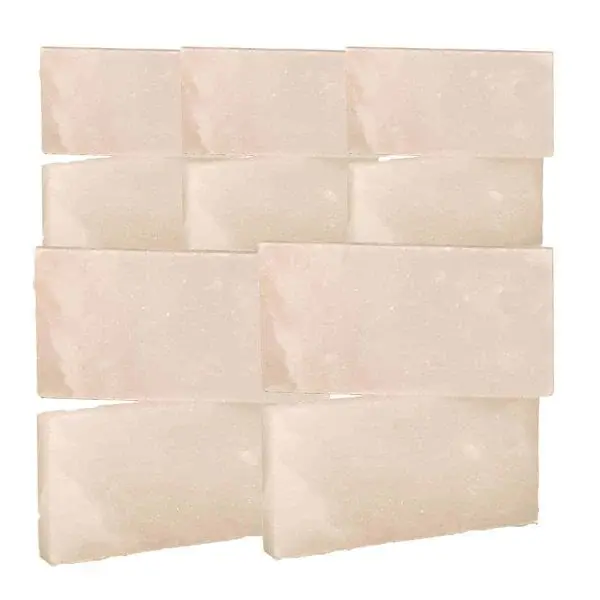 4x8x1 White Salt Bricks Quantity 10