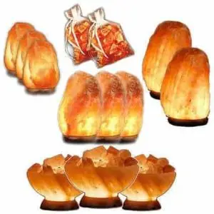 Abundance and Wellness Salt Lamp Value Pack