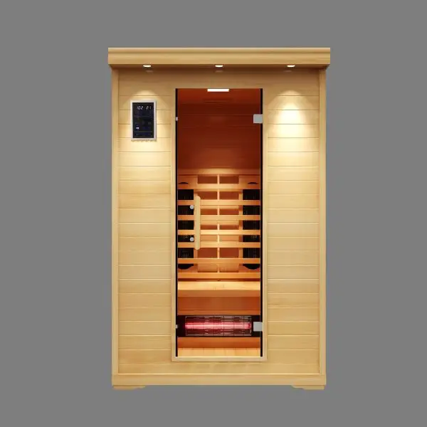 two person infrared sauna salt cave w himalayan salt from Spiritualquest