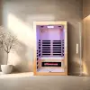 savannah salt cave infrared sauna full spectrum with chromatherapy