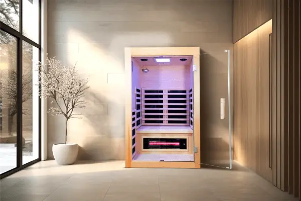 savannah salt cave infrared sauna full spectrum with chromatherapy