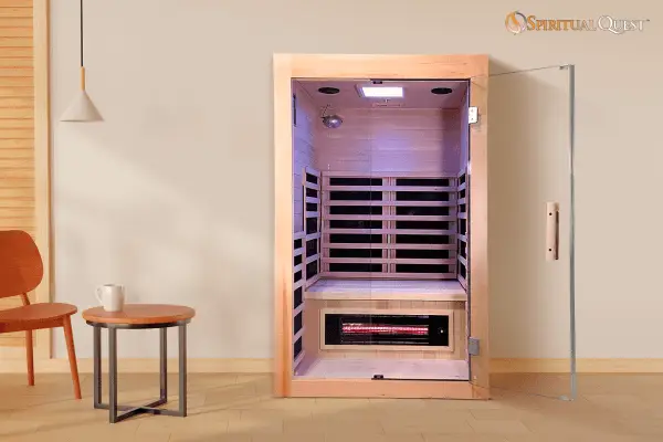 savannah salt cave infrared sauna full spectrum with chromatherapy