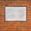white brick salt wall on red brick wall