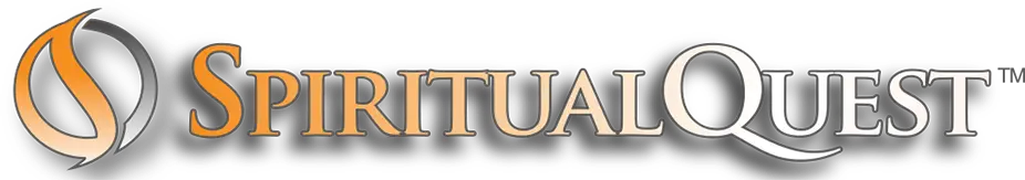 Logo with the words of "Spiritual Quest"