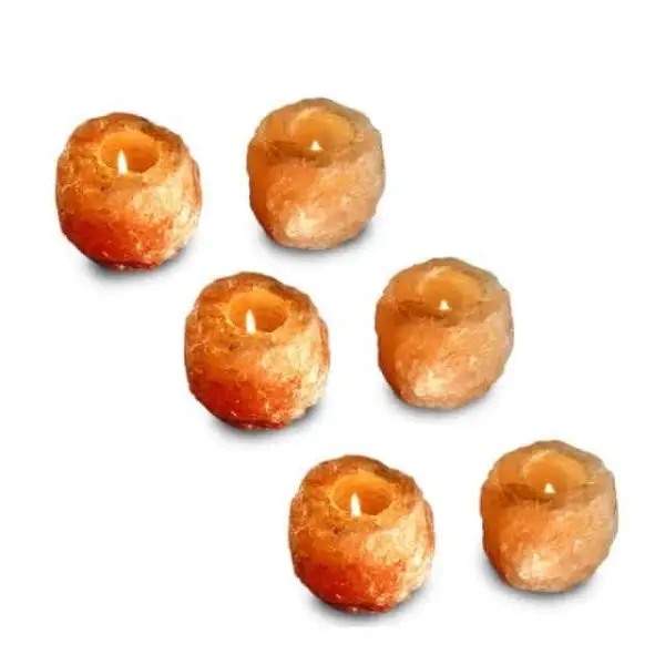 6 natural tea lights himalayan tea lights wholesale