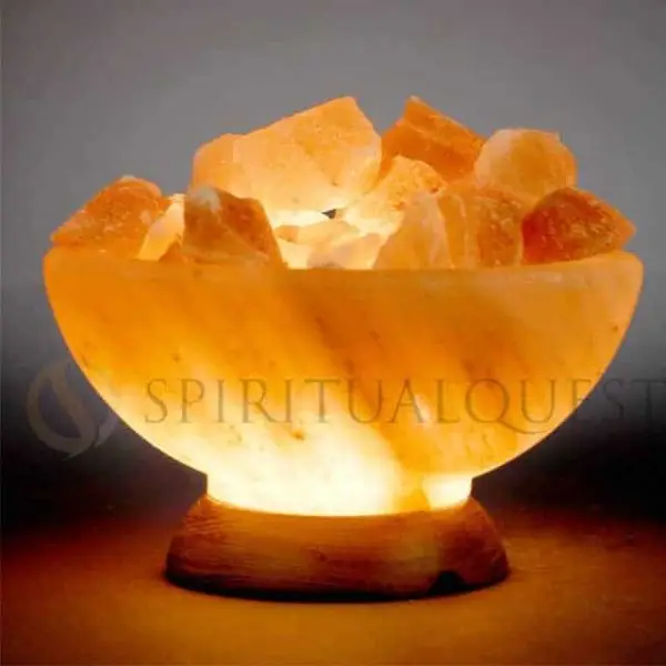 Himalayan Salt Bowl 8-10 lbs 8-9" Tall The Abundance Bowl