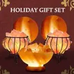 New Years Salt Lamp Gift Set