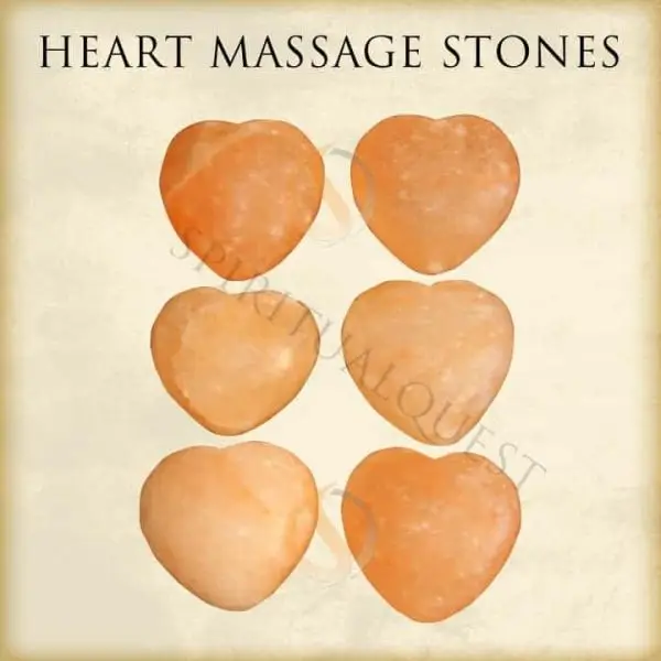 Heart Shaped Himalayan Massage Stones (6)