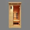 Spiritualquest single infrared sauna with himalayan salt