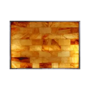 3' x 4' Horizontal Salt Brick Wall Panel