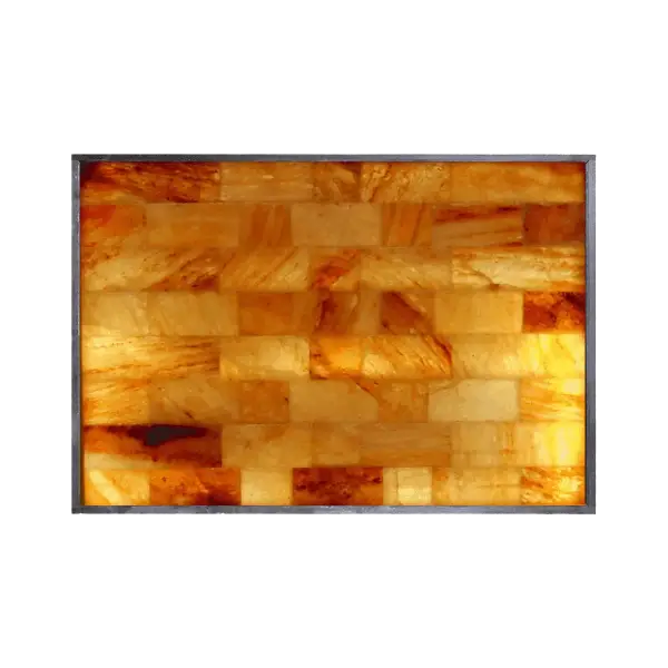 3' x 4' Horizontal Salt Brick Wall Panel