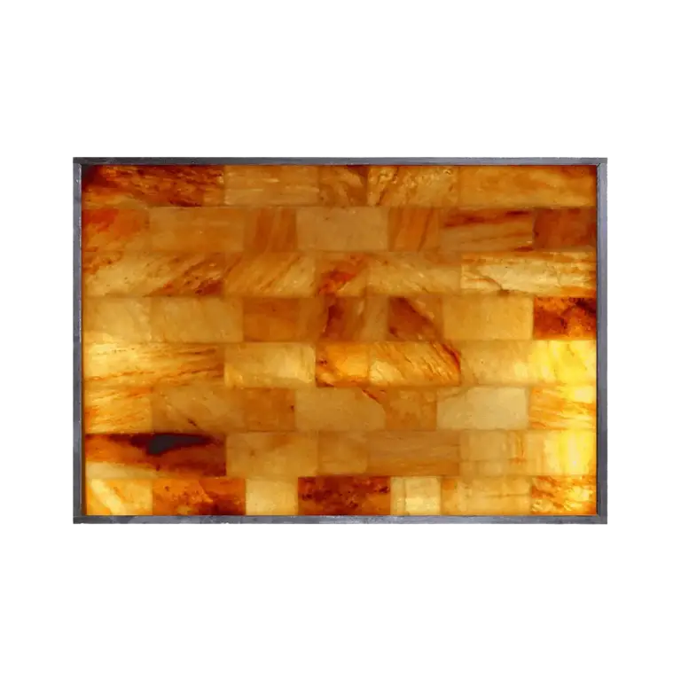 3' x 4' Horizontal Salt Brick Wall Panel