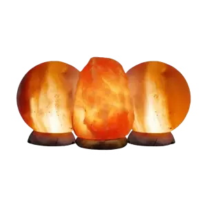 2 spheres and one medium salt lamp himalayan salt lamp value pack