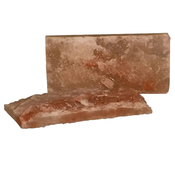 4" x 8" x 1" Rough Face Himalayan Salt Bricks