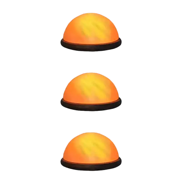 three dome buddha salt lamp pack