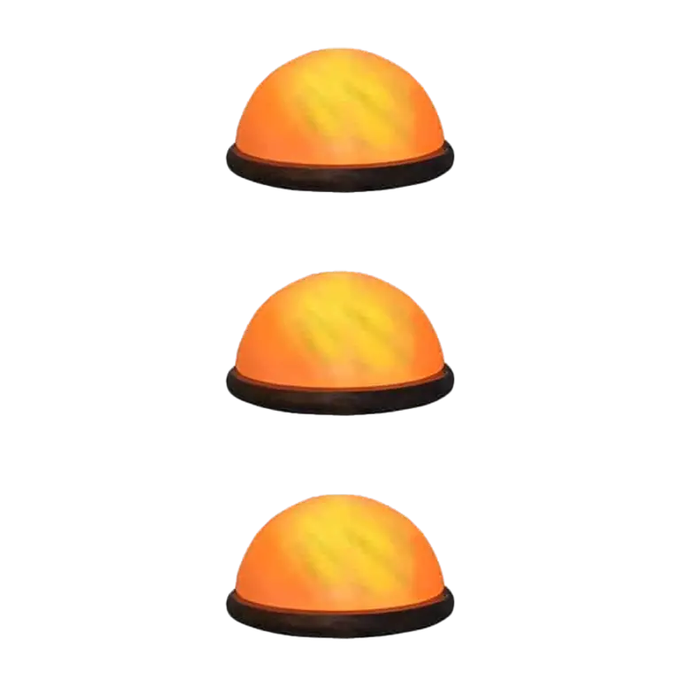 three dome buddha salt lamp pack