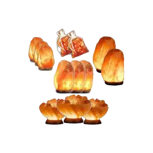 Abundance and Wellness Salt Lamp Value Pack