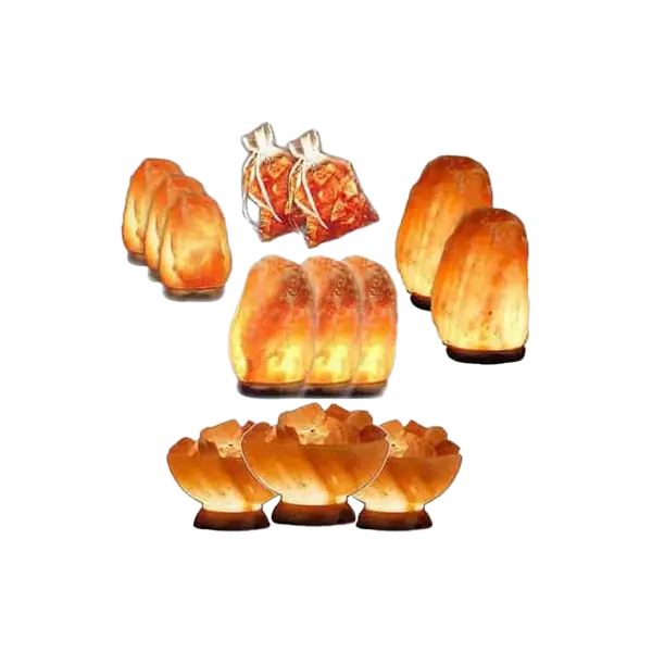 Abundance and Wellness Salt Lamp Value Pack