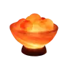 Abundance Bowl Salt Lamp with Healing Massage Balls