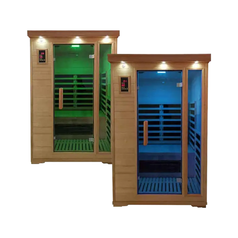 Spa Pack: Two Duet Two Person Carbon Fiber Salt Cave Saunas