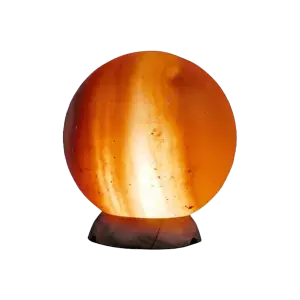 sphere globe ball salt lamp