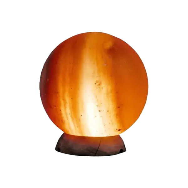 sphere globe ball salt lamp