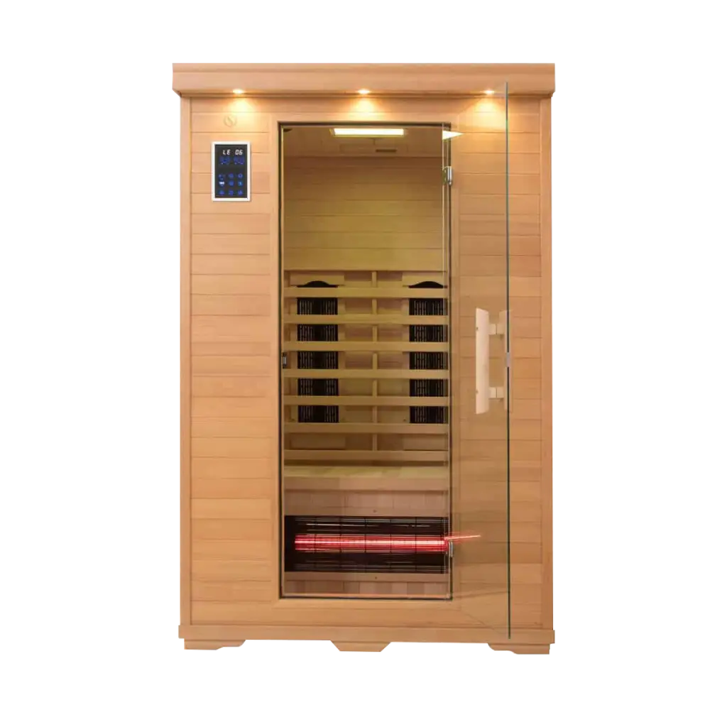 Two Person Infrared Ceramic Salt Cave Sauna