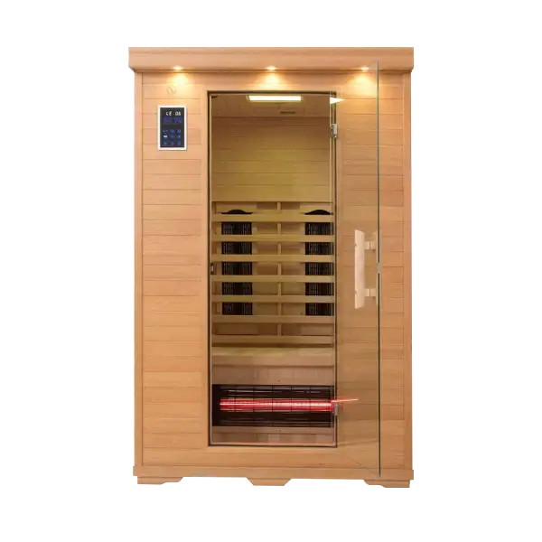 Two Person Infrared Ceramic Salt Cave Sauna