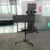Red light panel mounted on adjustable 360 stand