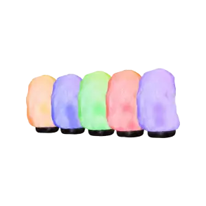 Multi colored Medium Salt lamp