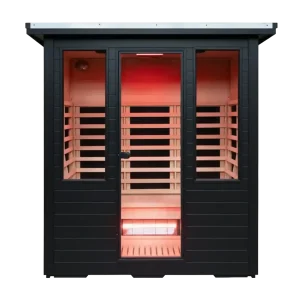 Horizon Chorus Outdoor 4-Person Sauna - Weatherproof XXL Full Spectrum
