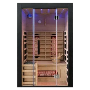 Maverick Full Spectrum Infrared Sauna and Traditional Sauna Combo - All-In-One